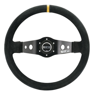 Sparco R 215 dished 350mm steering wheel with 90mm depth suede grip